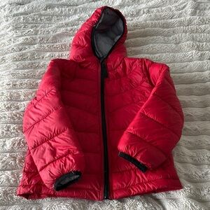Kids Red Puffer Jacket size 5/6